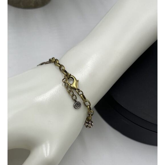 Silpada Think Pink Out Loud Breast Cancer Awareness Charm 925 Brass Bracelet - Picture 5 of 14